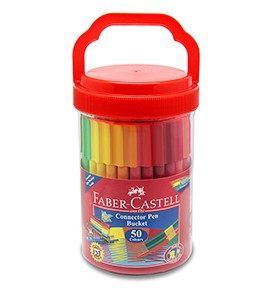 50-Pieces Connector Pen Colouring Set in Bucket
